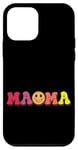 Coque pour iPhone 12 mini Sourire de Maoma, expression amusante, joyeuse et vibrante