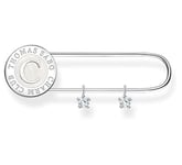 Thomas Sabo X0290-225-14 Ladies Silver Brooch With White Jewellery