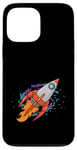 Coque pour iPhone 13 Pro Max Exploration de galaxies lointaines dans un vaisseau spatial