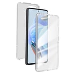 Case for Redmi Note 12 Pro 5G, Hard Back and Soft Front, Transparent