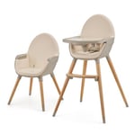 KINDERKRAFT Chaise Haute Fini beige Taille unique