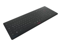 Cherry Stream Protect - Tastatur - Trådløs - 2.4 Ghz - Azerty - Belgisk - Tastsvitsj: Cherry Sx - Svart