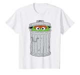 Youth Sesame Street Oscar The Grouch In Trash Can Kids T-Shirt