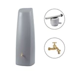 Récupérateur d'eau mural Gris - 400L - ELEGANCE  