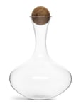 Sagaform Nature Wine Carafe With Oak Stopper Nude