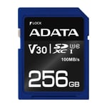 A-DATA – ADATA 256GB SDXC UHS-I U3 V30S 95MB/60MB (ASDX256GUI3V30S-R)