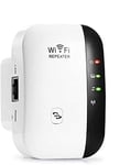 LONUO WiFi Range Extender, Wireless Signal Booster WiFi Receiver 2.4GHz 300Mbs, WiFi Booster/Hotspot Broadband/WiFi Extender Support AP/Repeater Mode, Easy Setup