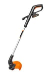 WORX WG157E 18V (20V Max) Cordless Grass Trimmer, Strimmers, Line Strimmer Edge Cutter with battery & charger Black