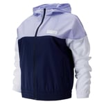 NEW BALANCE WOMEN'S ATHLETICS FULL ZIP WINDBREAKER TRACK JACKET TOP LILAC NEW M