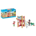 Playmobil 71475 Charpentier avec Tourelle de Jeu