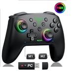 Langaton Dinofire Bluetooth RGB-ohjain Nintendo Switch/Switch OLED/Switch Lite/PC/Mobile Gamepad -monitoimiohjainsauvalle