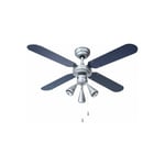 Bestron - jamais utilise] Ventilateur de plafond avec éclairage, 3 vitesses et très grande portée de Ø102cm, incl. fonction été/hiver, 3 x GU10 led,