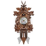 German Black Forest Cuckoo Clock Retro Nordic Style Trä Gök Väggklocka Scrollsqy