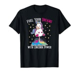 Fuel Your Dreams with Unicorn Power Funny Motivational T-Shirt