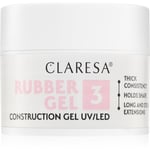 Claresa Rubber Gel Construction Gel UV/LED Længdegivende gel neglelak Skygge 03 45 g