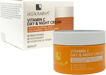 Roxanna Vitamin C Face Cream 50ml with Hyaluronic Acid, Niacinamide & Salicylic