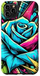 iPhone 11 Pro Max Floral Rose Botanical Art, Vibrant Street Style, Love Roses Case