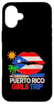 Coque pour iPhone 16 Plus Porto Rico Girls Trip Tropical Vacation Vibes