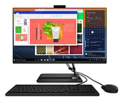 Lenovo Ideacentre AIO 3 27ALC6 - Ordinateur de Bureau Tout-en-Un 27" FHD (AMD Ryzen 7 5700U, 16 Go RAM, 512 Go SSD, AMD Radeon Graphics, WiFi 6, Windows 11 Home) Clavier AZERTY et Souris USB - Noir