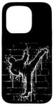 Coque pour iPhone 15 Pro Martial Street Art Fighter Side-Kick Roundhouse TaeKwonDo