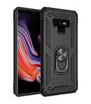 BestST Coque Galaxy Note 9, étui Protection TPU Souple Durable avec Support de 360° Rotation Anneau [Support de Voiture magnétique] [Protection Antichoc] [Armor Box] Coque pour Galaxy Note 9- Noir