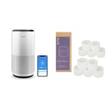 LEVOIT Air Purifiers for Large Home Bedroom 83m², CADR 400m³/h, Alexa Enabled & 10-Pack Humidifier Replacement Filters Capture Fine Particles in Water Tank