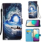 Samsung Galaxy A02      Designer PU Case      SeaWave