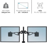 Fellowes Professional Series 26-inch Dual Monitor Arms Depth & Height Adjustable