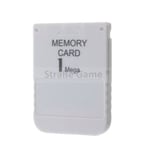 Carte mémoire 1 Mb (15 blocs) pour Sony Playstation 1 (PSX), PSOne, compatible PS2 - Straße Game ®