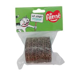 Aimé - Gamme Jouet Chat Engagé - Griffoir pour Chat - Mandrin Carton - Contient de l'herbe à Chat - Idéal pour Faire Les Griffes - 6 cm - Elaboré sous Contrôle Vétérinaire - Testé aux Normes CE