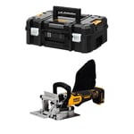 Fraiseuse à lamelles DEWALT DCW682NT - Sans fil - 900W - 6mm - Guide précis - Réglage fin - Adaptateur Air-Lock