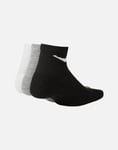 Nike Sukat Basic Pack Qtr 3Pk Black Grey White UN0026 W2F