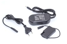 vhbw 220V caméra connecteur compatible avec Pentax KP, K-P remplace K-AC128, D-AC120, D-DC128 DC-Coupleur pour batterie D-Li109.