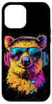 iPhone 12 Pro Max Quokka with Headphones Sunglasses Rainbow Colors Quokka Case