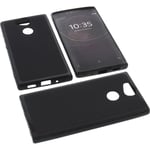 Bag for Sony Xperia XA2 Phone Case Protection TPU Rubber Schwarz