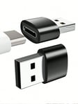 kpl / 2 kpl USB C -naaras-USB-urossovitin, tyypin C USB-laturimuunnin, joka on yhteensopiva IPhone 15 14 Plus 13 12 11 Pro Max -laitteen kanssa, Samsung Galaxy S23 S22 S21 S20 Ultra, Apple Watch Series 7 8 SE, AirPods IPad Air USB C Naaras-USB-urossovitin