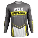 Sommar FOX mountainbike terrängdräkt MTB lång T-shirt gray L