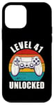 iPhone 12 mini Level 41 Unlocked Funny Video Gamer 41 Birthday 41 Year Old Case