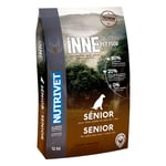 NUTRIVET - INNE Chien - Croquettes sans Céréales - Chien Senior - Volaille - 80% d'ingrédients d'origine Animale - 12 kg