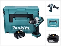 Makita DHP 486 T1J akkuiskuporakone 18 V 130 Nm + 1x akku 5,0 Ah + Makpac - ilman laturia