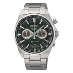 Seiko Chronograph Sports Men's Green Watch SSB405P1