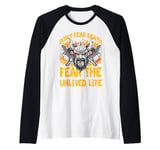 Don't fear Death fear the unlived Life Viking Raglan Baseball Tee