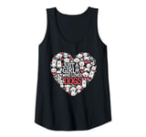 Womens Cute Dog Puppy Just A Girl Who Loves Dogs Funny Tank Top