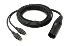 System-S Replacement Cable 2m XLR 4 Pin Plug for Sennheiser HD 660 650 600