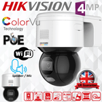 Hikvision WiFi ColorVu 2-Way Audio Mini PTZ CCTV IP POE Security Camera Outdoor