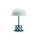 Printworks - Portable Lamp - Riviera, Checkers - Bærbare lamper - Flerfarget