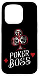 iPhone 15 Pro Poker Cards Vintage Poker Boss Case