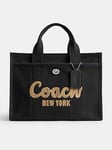 Coach Cargo Medium Tote Bag - Black