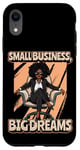 iPhone XR Small Business Big Dreams Black Hustle Empowerment Case