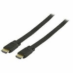 Ex-Pro® AV-Pro HDMI to HDMI connection, Flat Cable Black. V1.4 3D Support - 1m